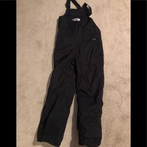 Kids north face like new bib ski pants 14/16